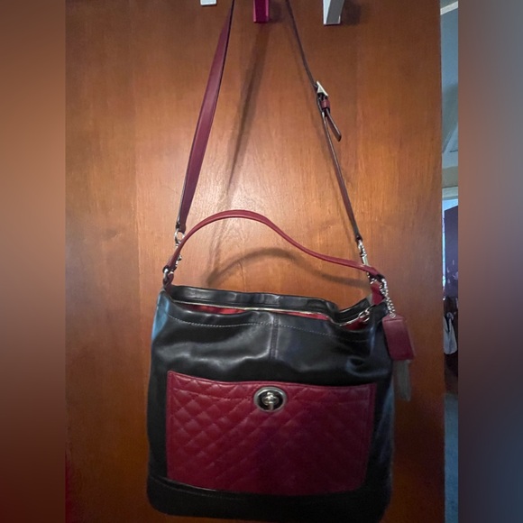 Coach Patchwork Leather & Suede Purse w/Silver Hardware in EXCELLENT CONDITION! - Picture 13 of 14